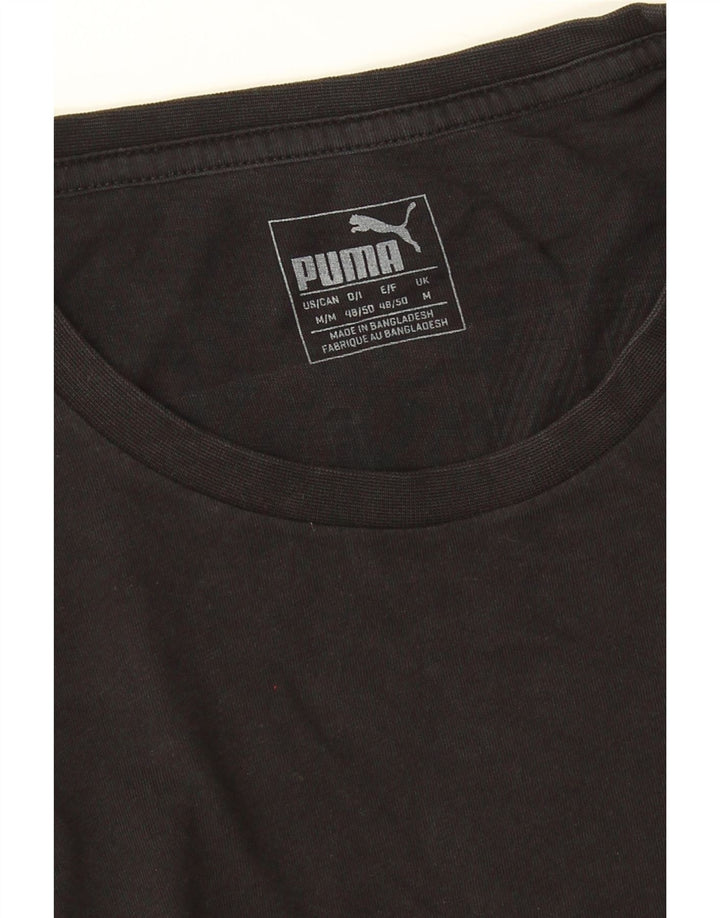 Puma muška majica s grafičkim motivima srednje crna
