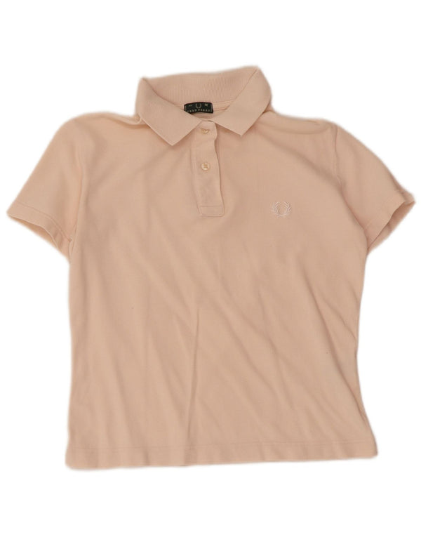 Fred Perry ženska polo majica UK 12 srednje ružičasti pamuk