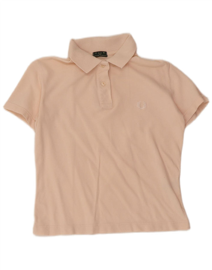 Fred Perry ženska polo majica UK 12 srednje ružičasti pamuk