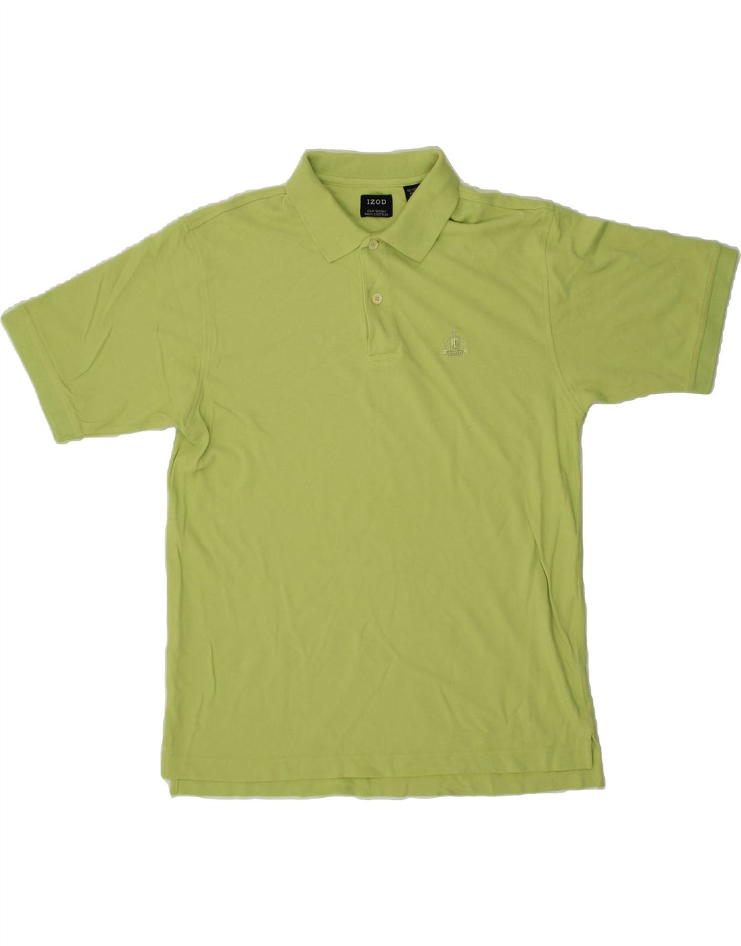 IZOD Mens Polo Shirt Medium Green Cotton Vintage Izod and Second-Hand Izod from Messina Hembry 