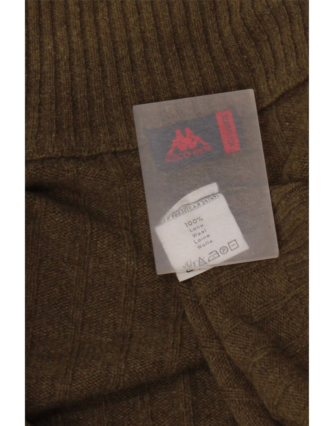 Kappa muški kardigan džemper 2XL kaki vuna