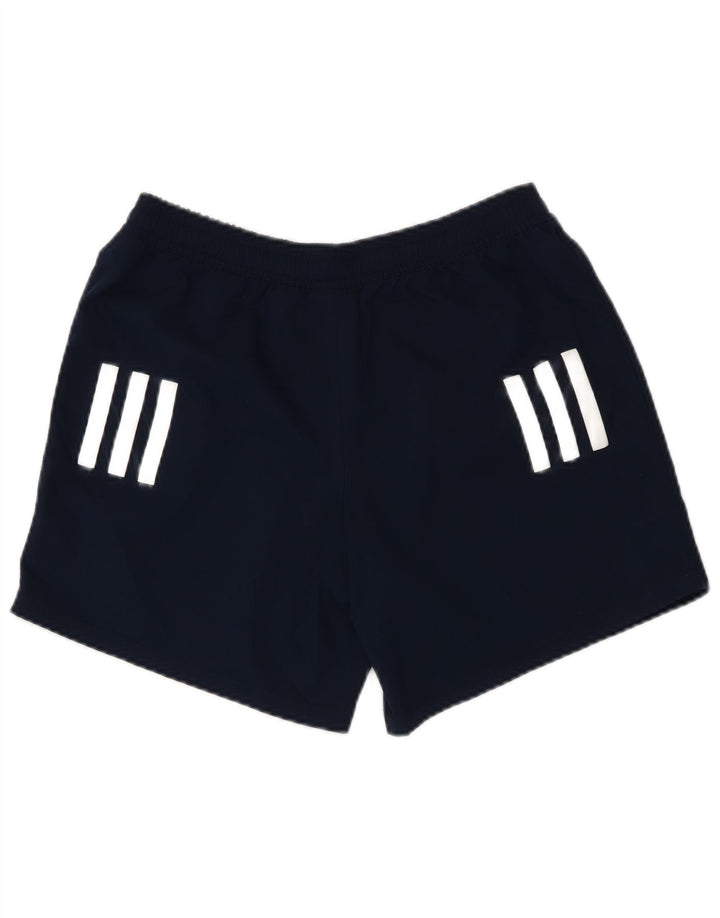 ADIDAS Mens Sport Shorts Large Navy Blue Polyester Vintage Adidas and Second-Hand Adidas from Messina Hembry 