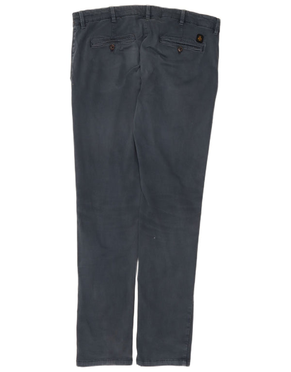 Refrigiwear muške uske chino hlače IT 52 XL W36 L32 tamnoplavi pamuk