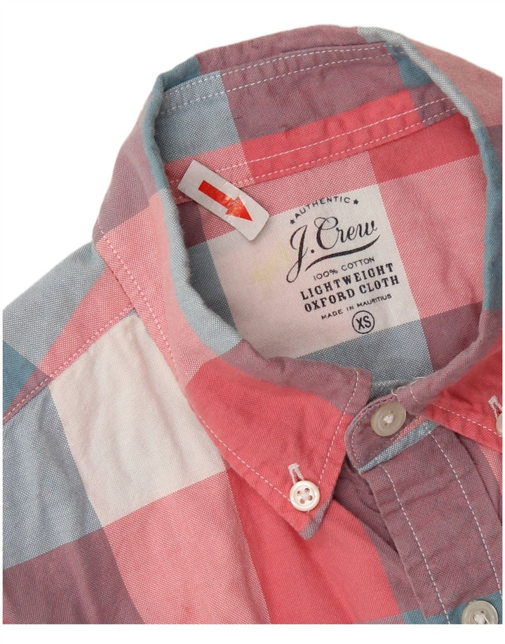 J. CREW Muška košulja kratkih rukava XS šareni karirani pamuk
