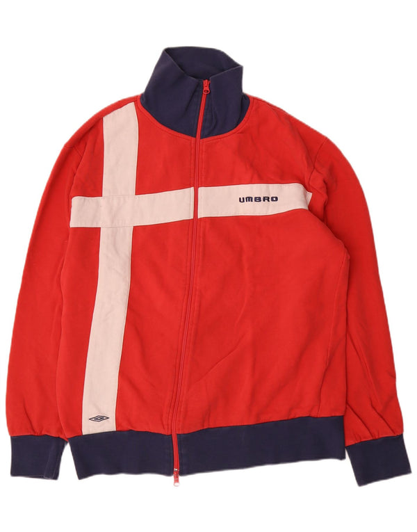 Umbro muška gornja jakna od trenirke XL, crveni pamuk u boji