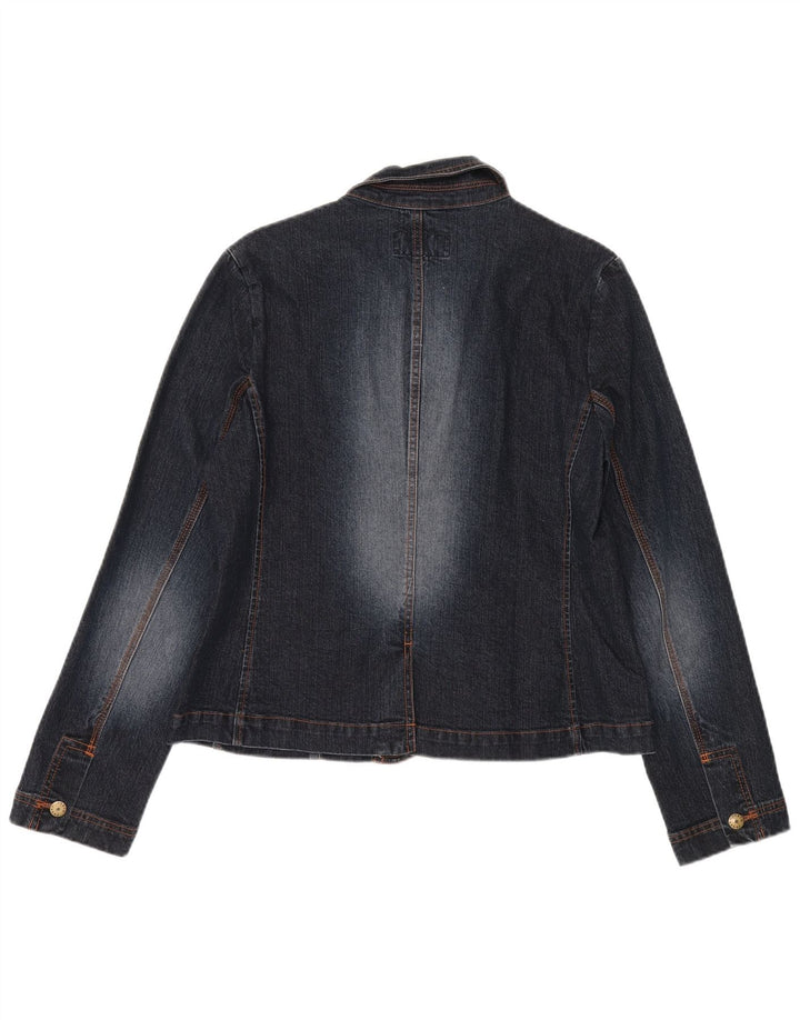 Phase Eight Ženska jakna sa 3 gumba UK 14 Srednje tamnoplavi pamuk