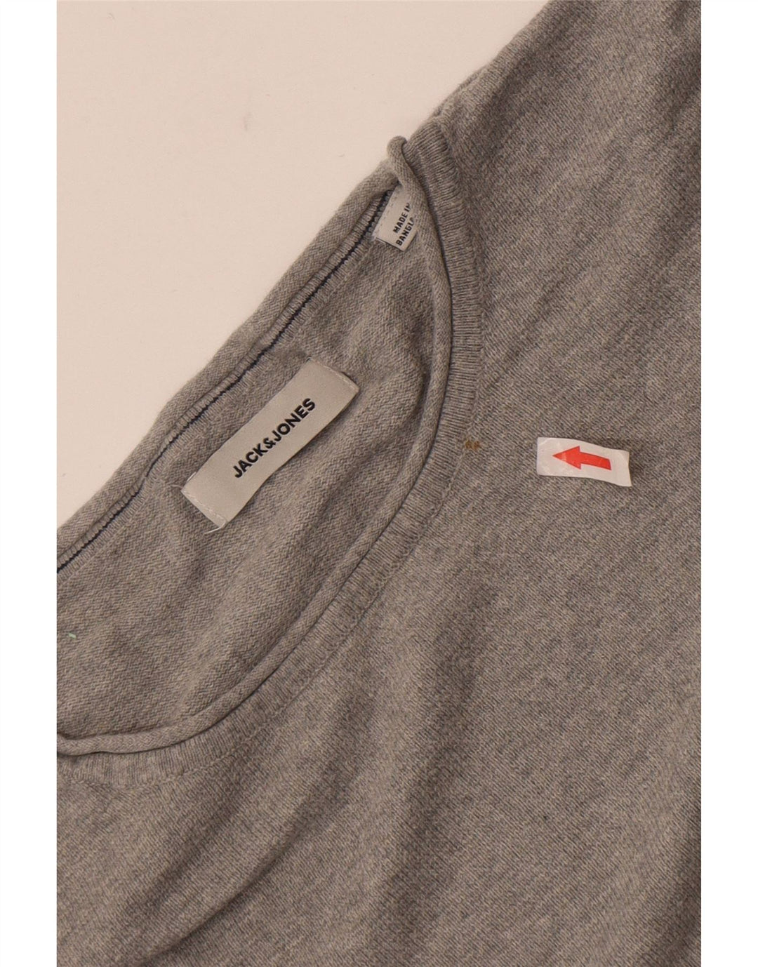 Jack & Jones muški džemper s okruglim izrezom 2XL sivi