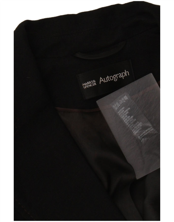 Marks & Spencer Ženska autograph jakna UK 16 Large Black Lan