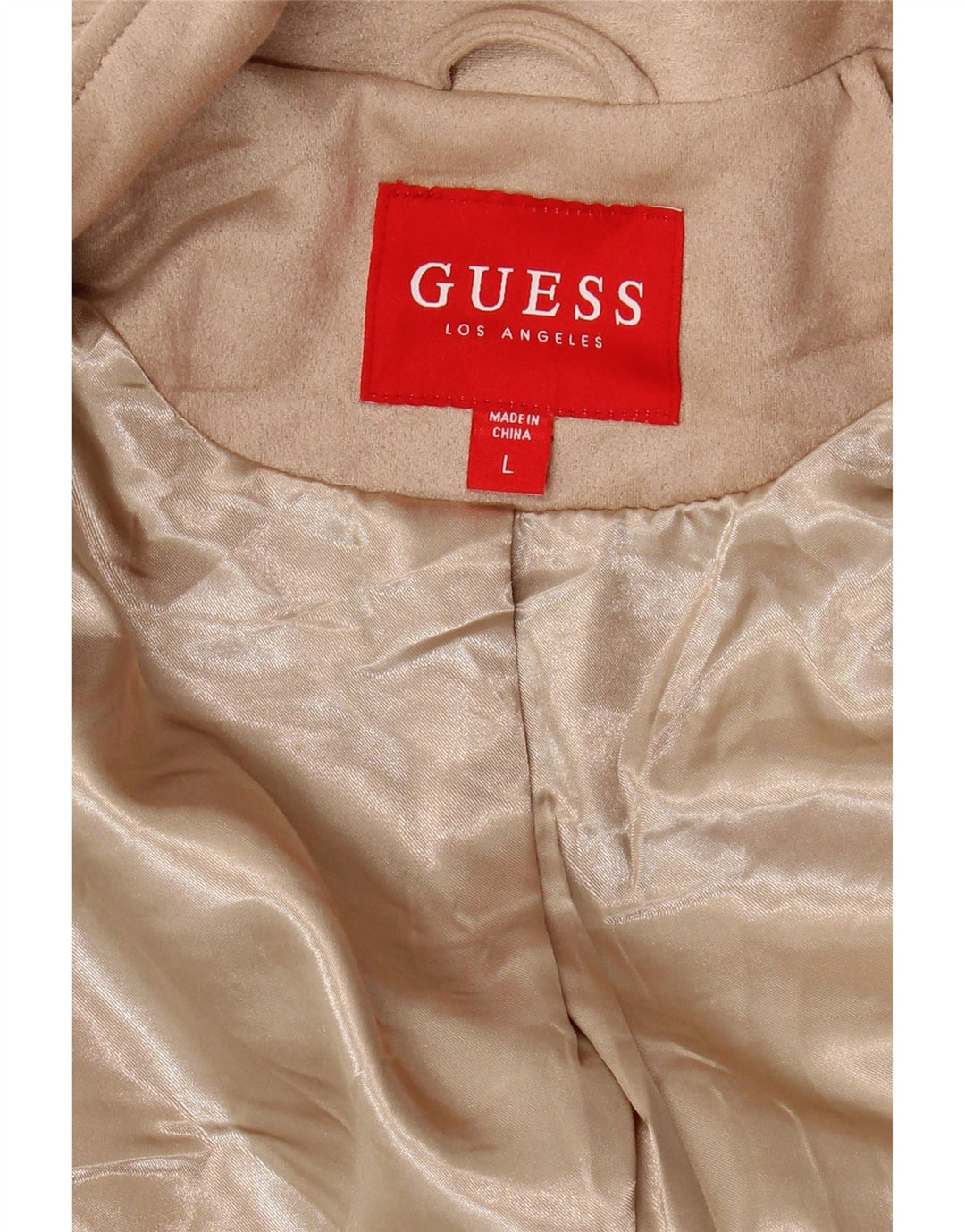 GUESS Ženska pletena biciklistička jakna UK 16 Large Beige