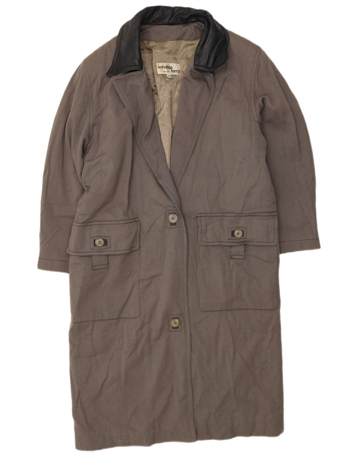 ANNALISA FERRO Ženski kaput IT 44 Srednje sivi akril