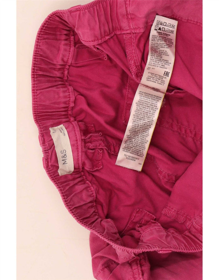 Marks & Spencer ženske kargo kapri hlače UK 12 srednje W30 L22 ružičasta