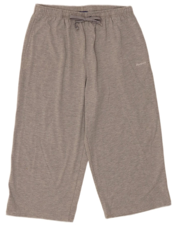 Reebok Ženske Capri Trenirke Hlače UK 14 Large Grey