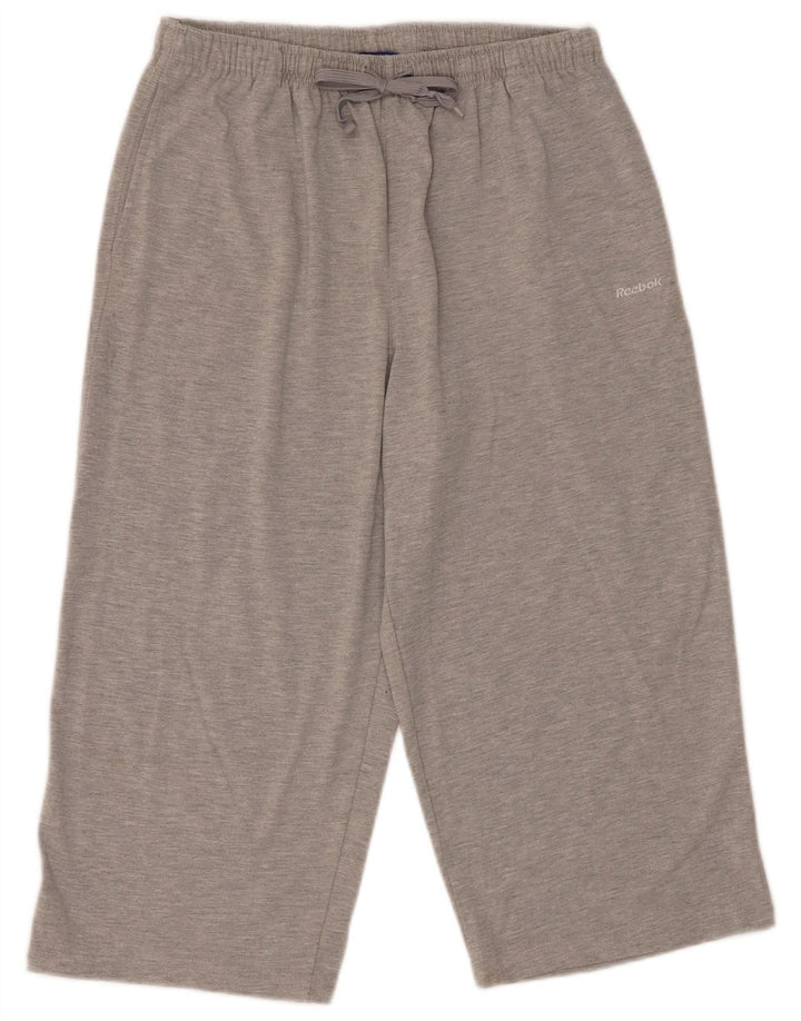 Reebok Ženske Capri Trenirke Hlače UK 14 Large Grey