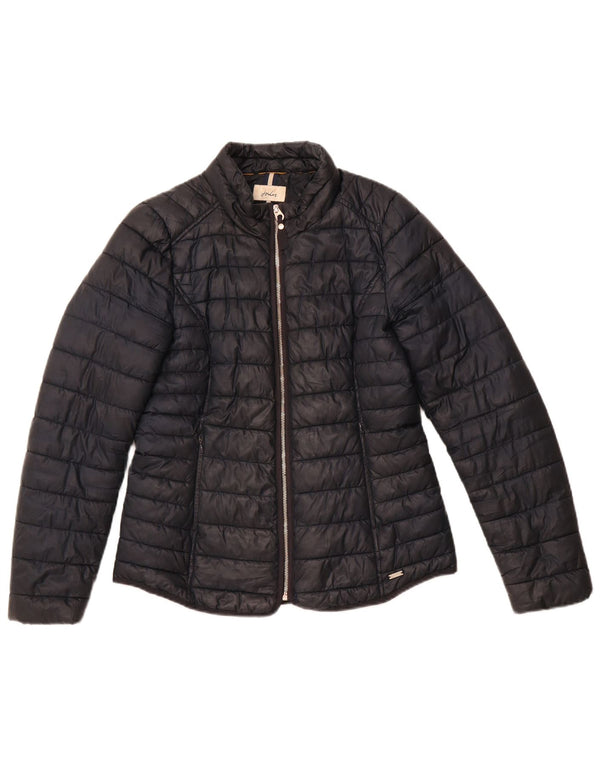 JOULES Ženska podstavljena jakna UK 12 Srednji crni poliester