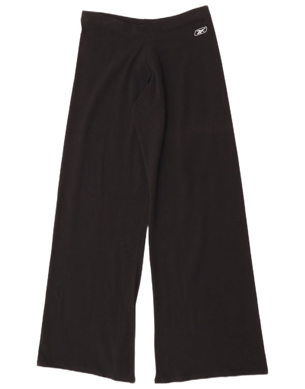 Reebok Ženske široke trenirke Hlače Joggers UK 14 Large Black Cotton