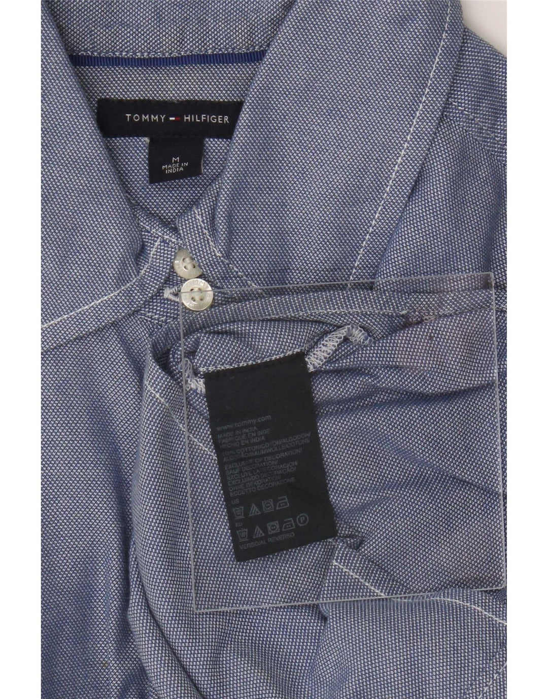 Tommy Hilfiger ženska košulja UK 12 srednje plavi pamuk