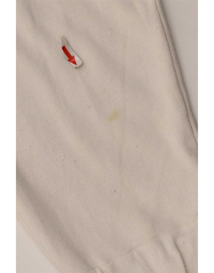 Zara ženska prevelika majica dugih rukava UK 10 Mala bijela viskoza