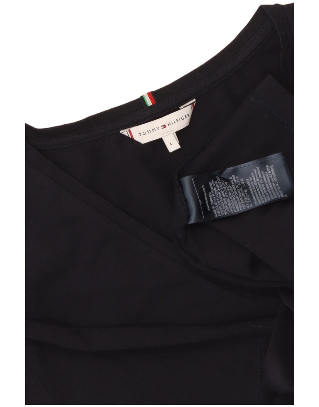 TOMMY HILFIGER Ženska majica kratkih rukava UK 14 Large tamnoplavi pamuk