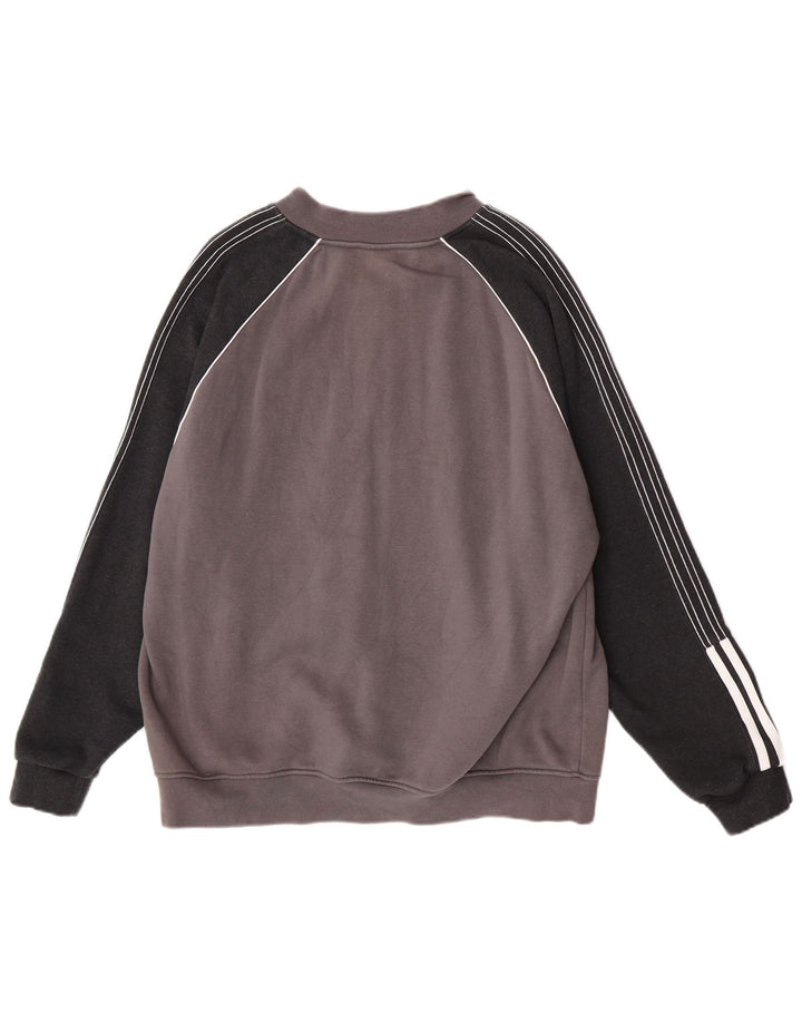 Adidas muška gornja jakna trenirke Large Grey Colourblock Pamuk