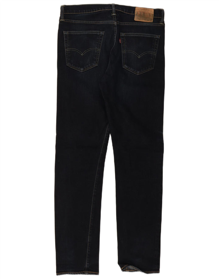 Levi's muške 522 uske traperice W34 L34 tamnoplavi pamuk