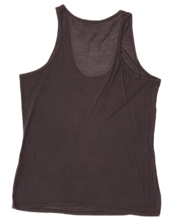 Max & Co. Womens Vest Top UK 12 Medium Black