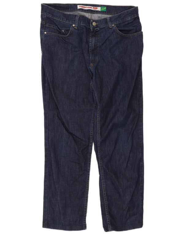 Carrera Mens 700 Regular skraćene traperice W32 L26 tamnoplave