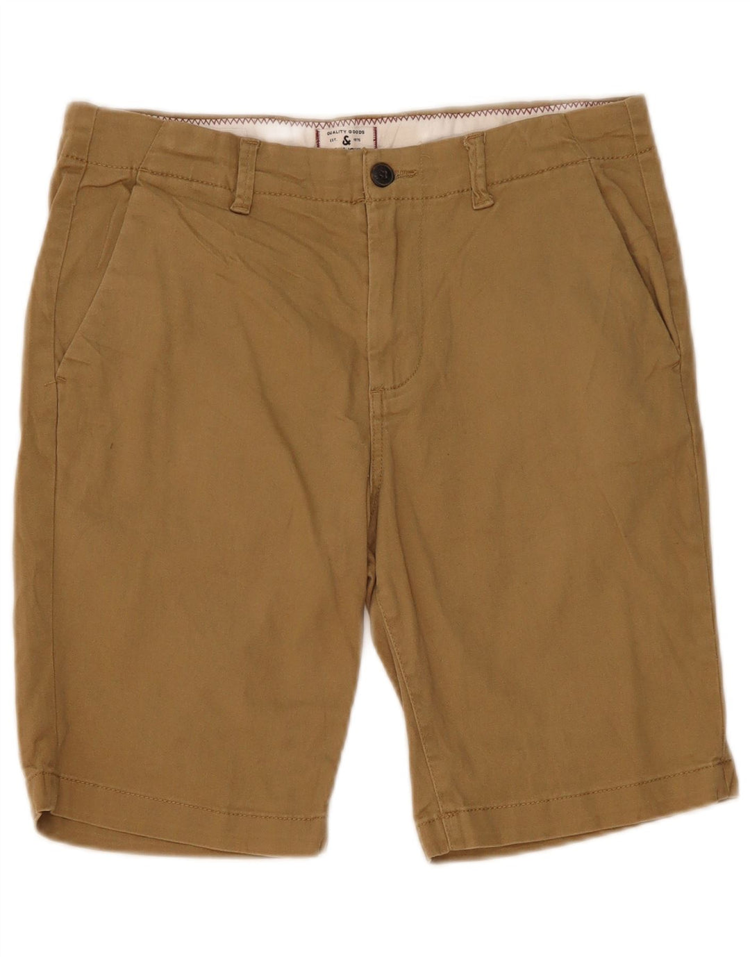 Jack & Jones muške chino kratke hlače male W32 smeđi pamuk