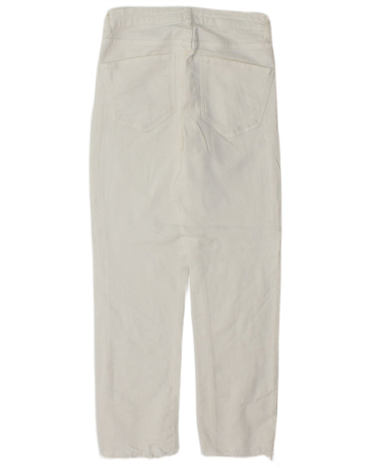 ZARA Womens Straight Jeans EU 36 XS W26 L26 White