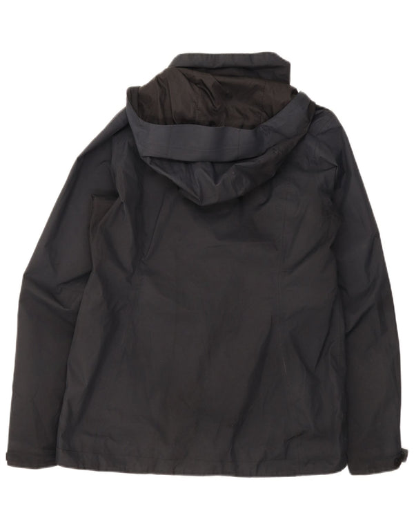 The North Face ženska kišna jakna s kapuljačom UK 14 srednji crni poliester