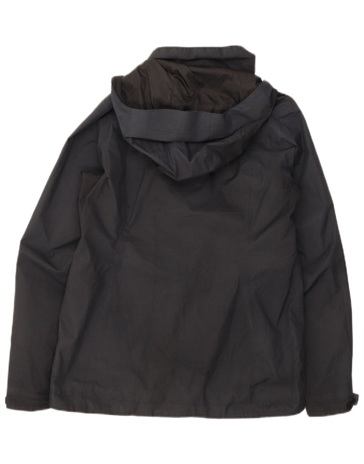 The North Face ženska kišna jakna s kapuljačom UK 14 srednji crni poliester