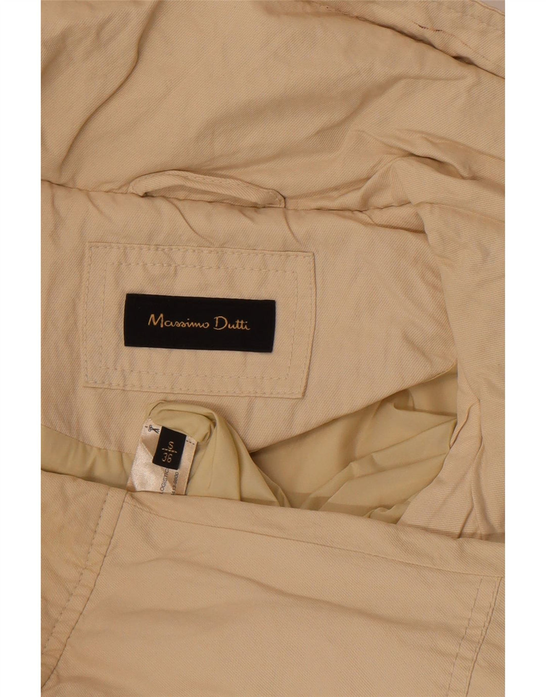 Ženska parka jakna s kapuljačom Massimo Dutti UK 10 Small Beige