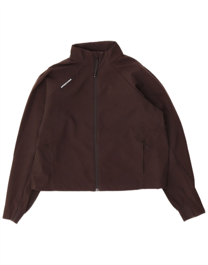 SUPERDRY ženska gornja jakna široke trenirke UK 12 srednje crna