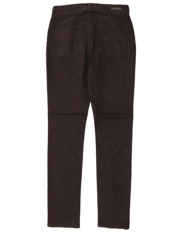 LEE Ženske uske traperice Easy Fit US 8 srednje W30 L31 crni pamuk