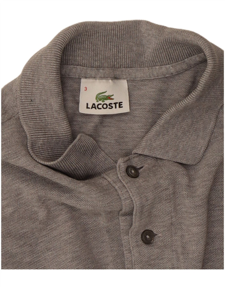LACOSTE muška polo majica veličina 3 mala siva pamuk