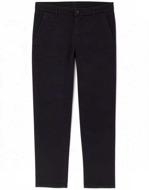 Benetton ženske sužene chino hlače UK 10 Small W27 L25 tamnoplavi pamuk