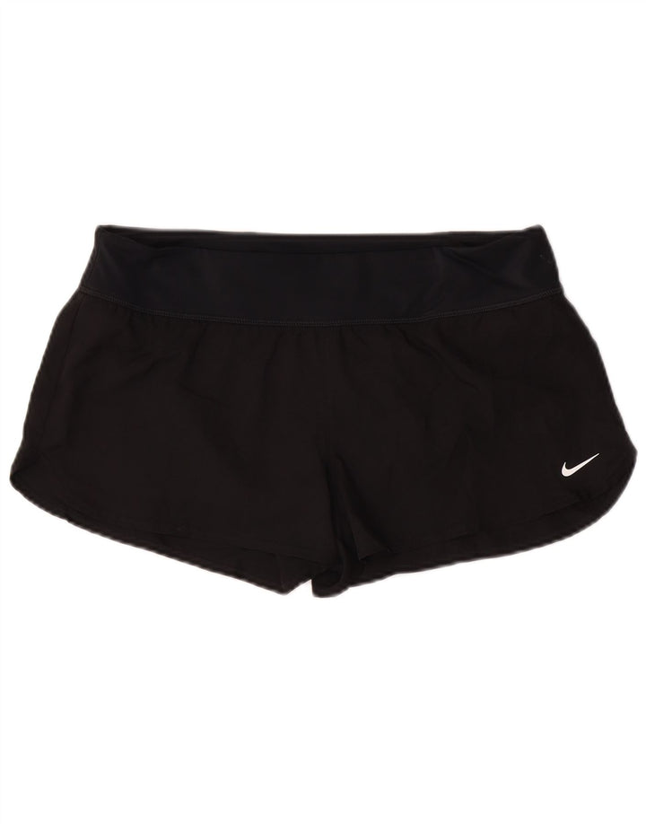 Nike ženske sportske kratke hlače UK 16 veliki crni poliester