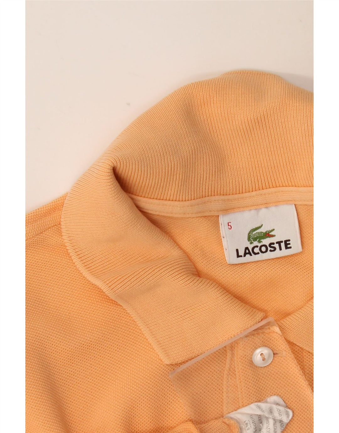 LACOSTE muška polo majica veličine 5 velika narančasta pamuk