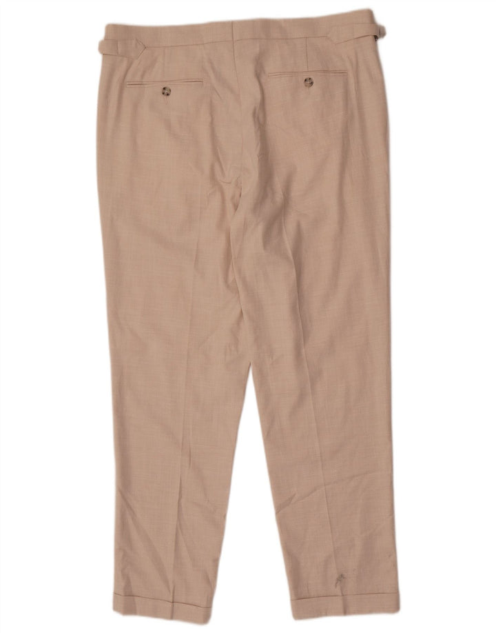 Marks & Spencer muške sužene chino hlače W36 L30 bež poliester