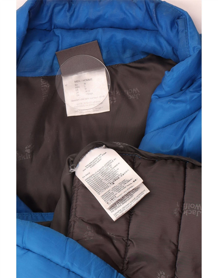 Jack Wolfskin muška podstavljena jakna UK 36/38 mali plavi poliester