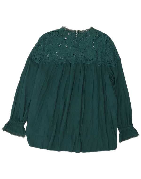 Top ženska bluza Marks & Spencer UK 22 3XL Zelena viskoza