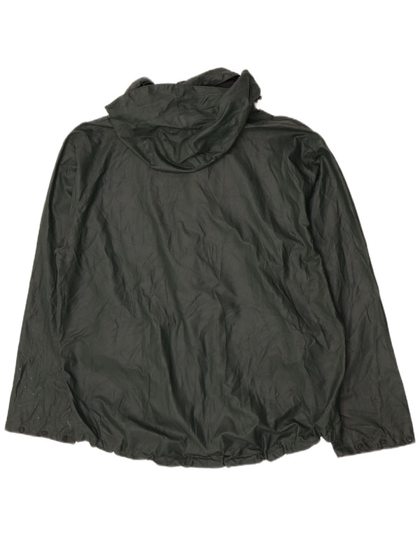 Helly Hansen muška kišna jakna s kapuljačom UK 42 XL zeleni poliuretan
