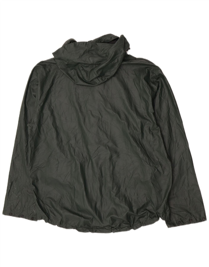 Helly Hansen muška kišna jakna s kapuljačom UK 42 XL zeleni poliuretan
