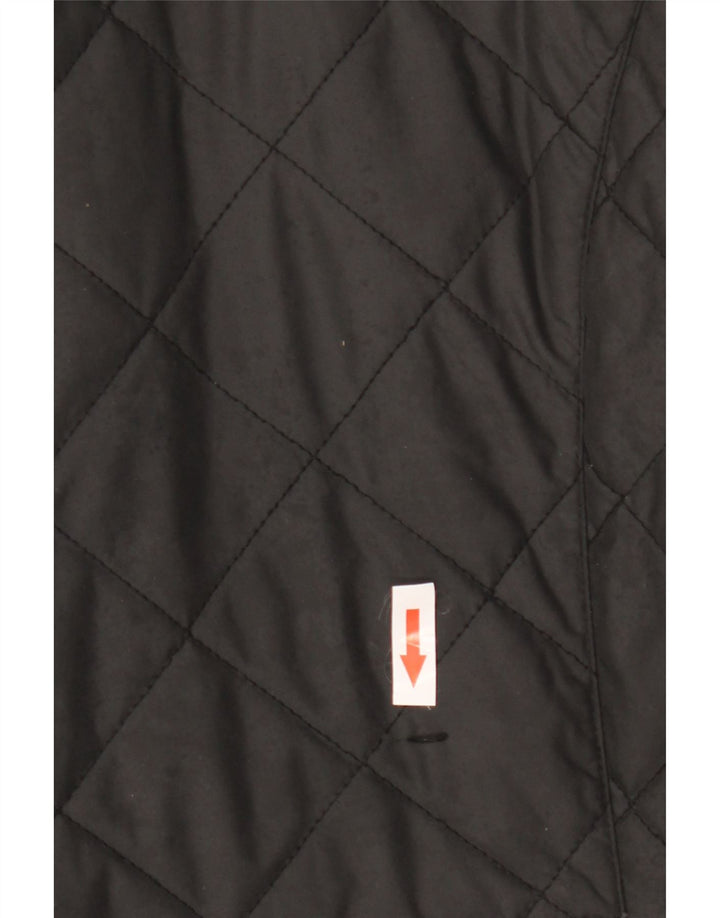 Schoffel ženska prevelika prošivena jakna UK 10, mali crni poliester