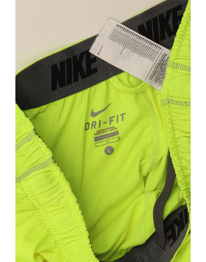 Nike muške Dri Fit sportske kratke hlače velike zelene boje od poliestera