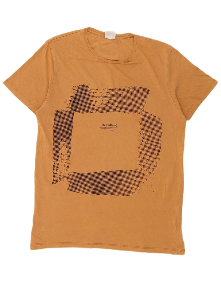 Velika žuta muška majica s grafičkim motivima Jack & Jones