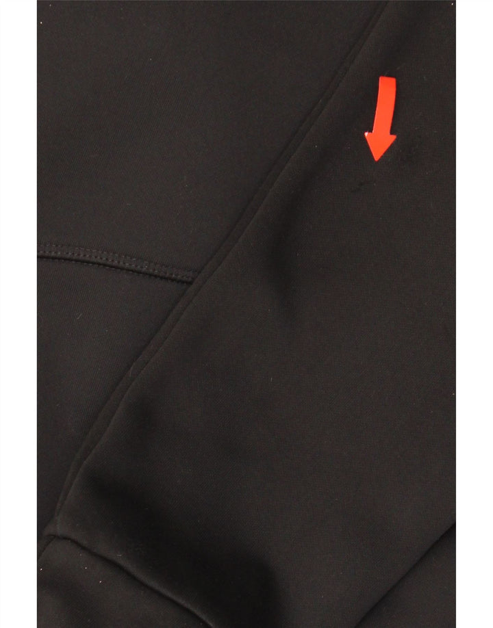 Adidas muški pulover s kapuljačom na patentni zatvarač mali crni poliester