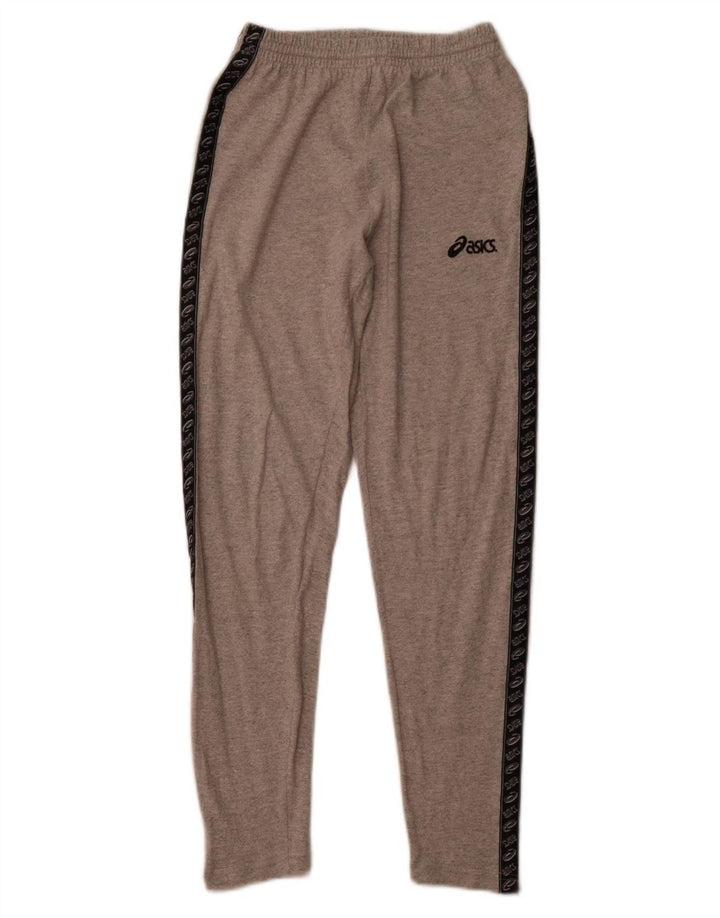 ASICS Ženske grafičke trenirke Hlače UK 12 srednje sive boje