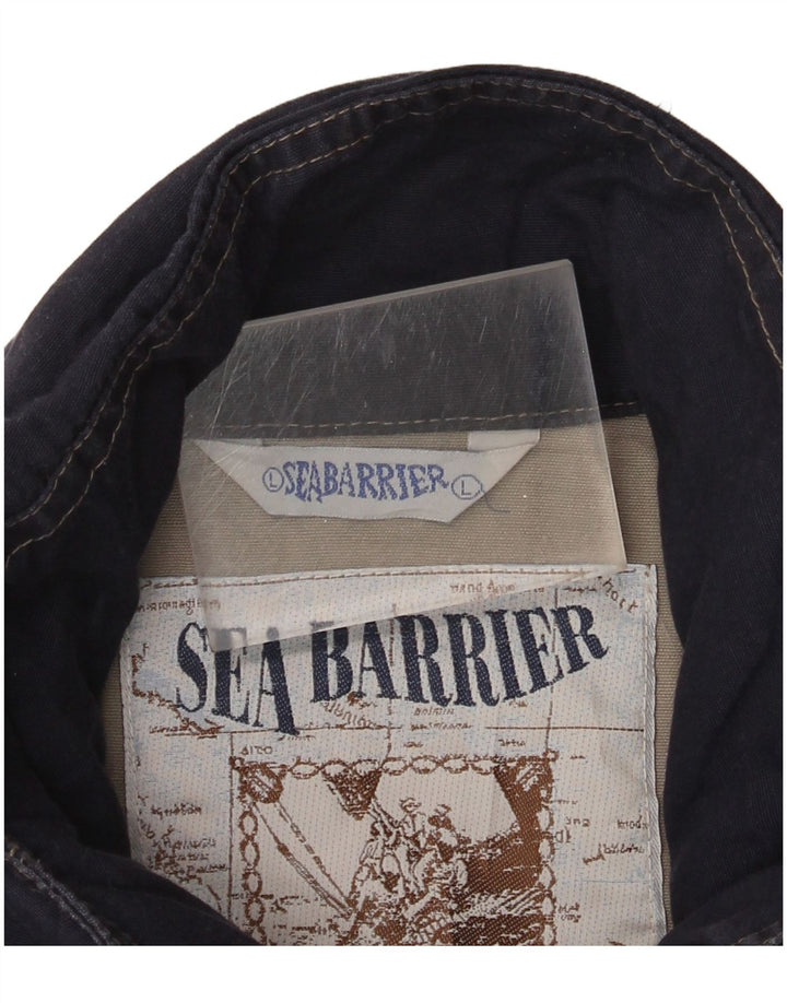 Sea Barrier muška pomoćna jakna UK 40 Large tamnoplava