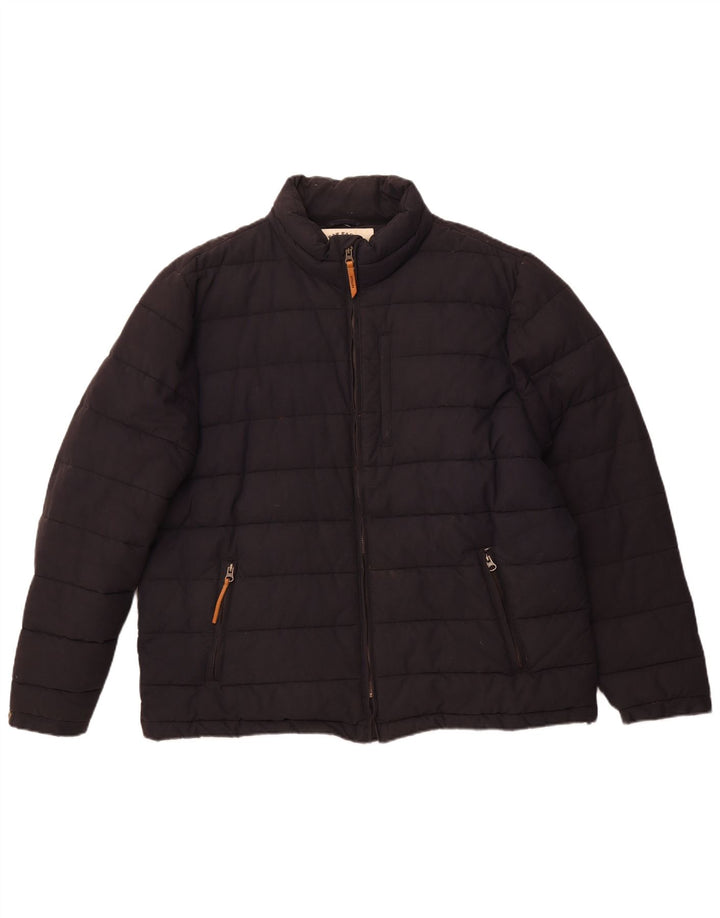 FAT FACE Muška podstavljena jakna UK 44 2XL crni pamuk