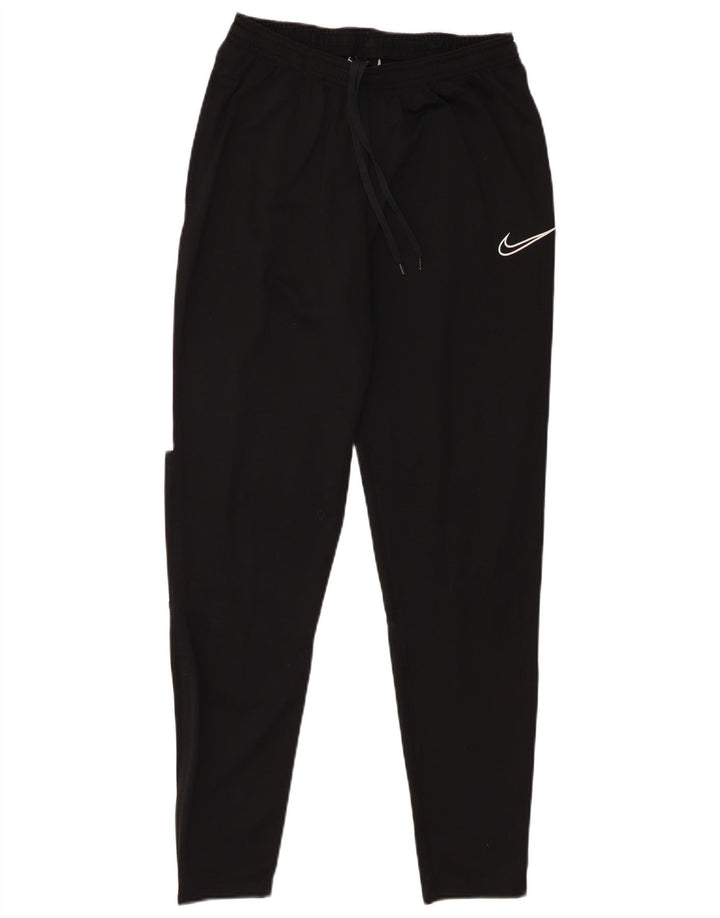 Nike muške Dri Fit hlače za trenirku srednje crne boje od poliestera